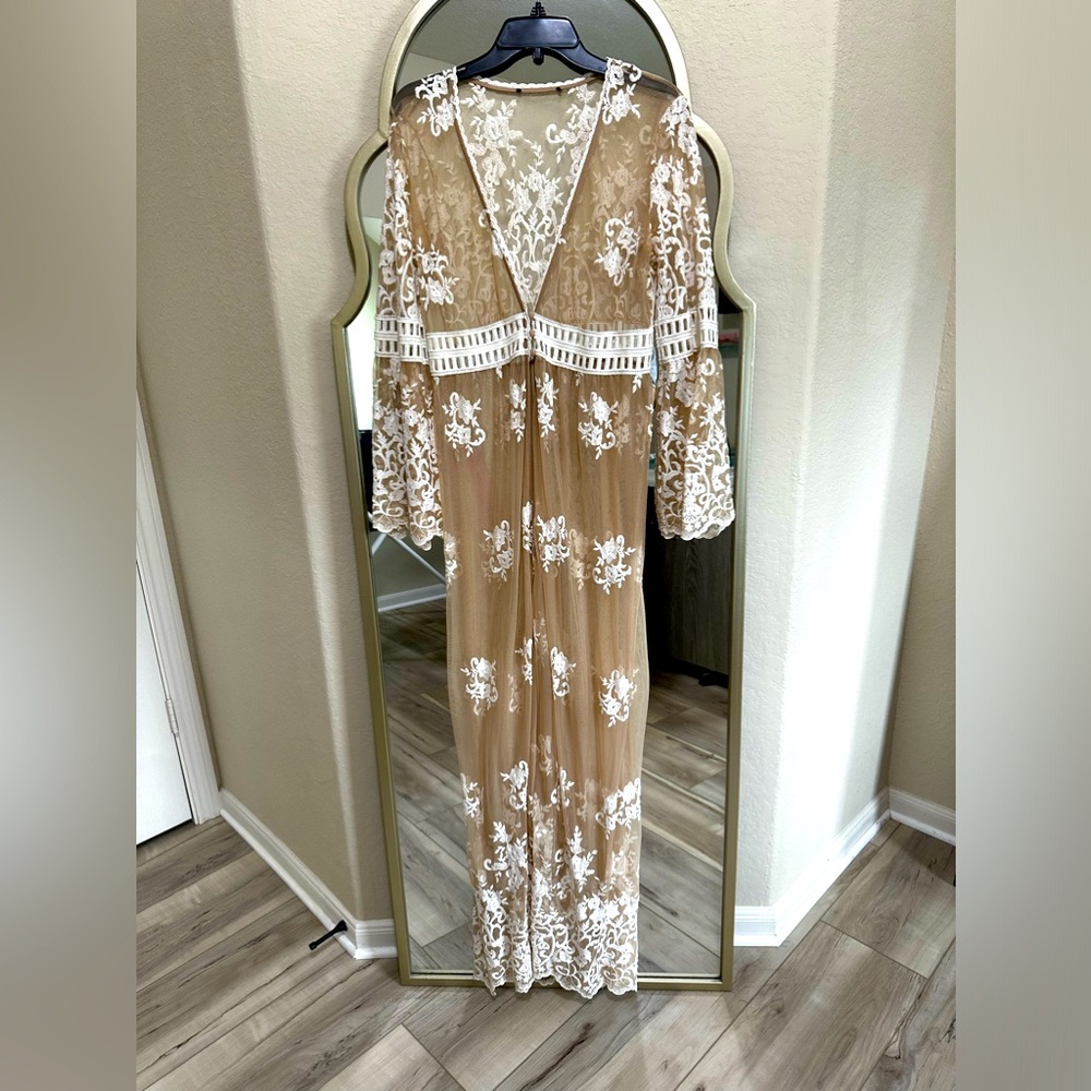 Gently used boho cover up